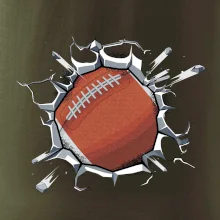 Americký fotbal míč v triku