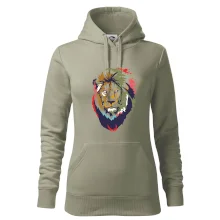 Hlava lva kreslená jednoduchá