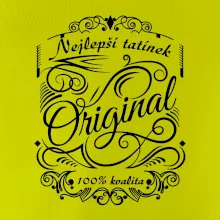 Vintage nejlepší tatínek 100% kvalita