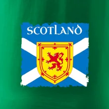 Skotská vlajka s erbem lva