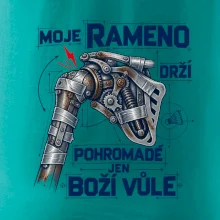 Badminton rameno drží boží vůle