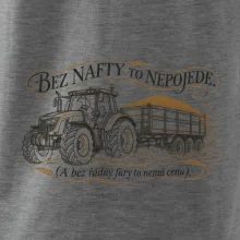 Bez nafty to nepojede traktor s vlekem