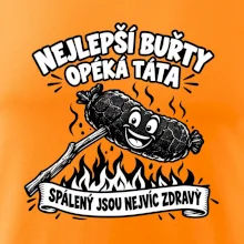 Nejlepší buřty opéká táta Spálený jsou nejvíc zdravý