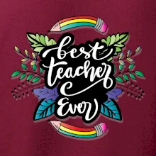 Barevné tužky best teacher ever