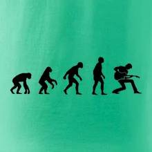 Evoluce kytarista - klečící