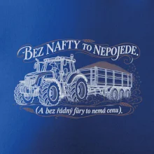 Bez nafty to nepojede traktor s vlekem