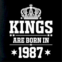 Kings are born in 1987