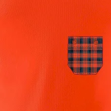 Flanelové triko červené