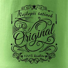 Vintage nejlepší tatínek 100% kvalita