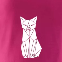 Origami kočka zepředu