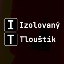 IT Nápis Izolovaný Tlouštík