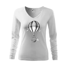 Horkovzdušný balón  kreslený