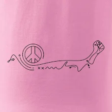 Pěst a symbol míru