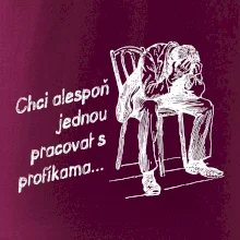 Chci alespoň jednou pracovat s profíkama