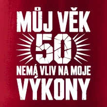 Můj věk nemá vliv na moje výkony