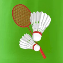 Badminton - pálka a košík