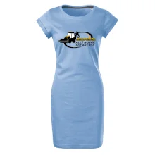 Bagrista v kruhu - vlastní nápis