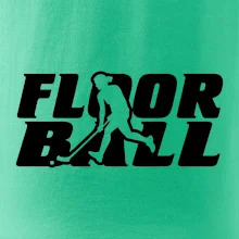 Floorball nápis rovný