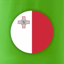 Vlajka Malta kulatá na prso