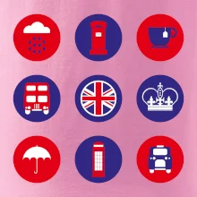 Anglie symboly v kruzích