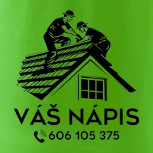 Tričko pro pokrývače - Dva dělníci