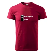 IT Nápis Iritující Tvor