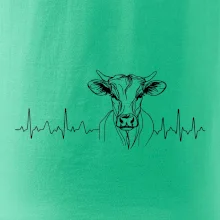 EKG křivka kráva