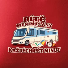 Dítě měním plány každých pět minut integrovaný obytňák