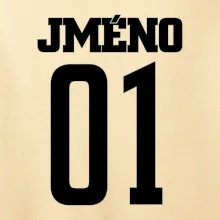 Florbalový  dres - vlastní jméno a číslo