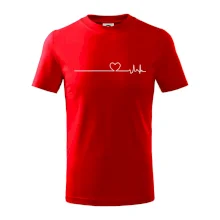 Poker EKG srdce červené