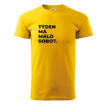 TÝDEN MÁ MÁLO SOBOT.