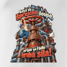 Když se šprajcne šoupě nastupuje hrubá síla