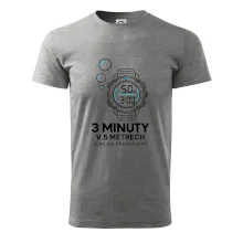 Bezpečnostní zastávka 3 minuty v 5 metrech s potápěčskými hodinkami
