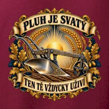Posvátný pluh s pšeničnou svatozáří