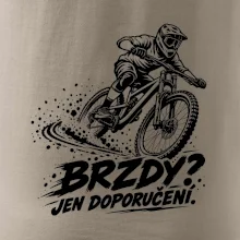 Brzdy jen doporučení - biker v zatáčce