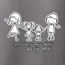 Opravdoví muži dělají dvojčata - holka kluk