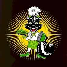 Skunk kuchař (Pecka design)