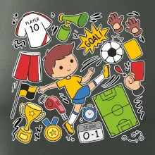 Malý fotbalista ikony