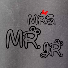 Mr, Mrs a Jr rodinná trička