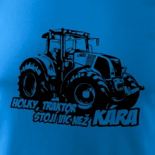 Holky, traktor stojí víc než kára
