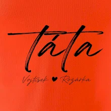 Triko táta psací se jmény dětí