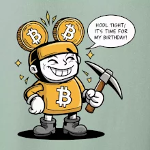 Hodl tight, it's time for my birthday! Hodl tight, it's time for my birthday!