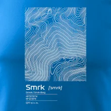 Smrk - vrstevnice v obdélníku