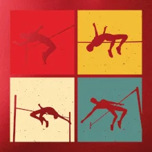 Skok do výšky vintage