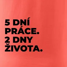 5 DNÍ PRÁCE.  2 DNY ŽIVOTA.