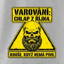 Varování chlap z října kouše když nemá pivo