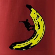 Skateboardista na banánu