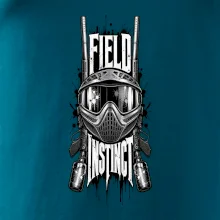 Černobílá maska field instinct paintball
