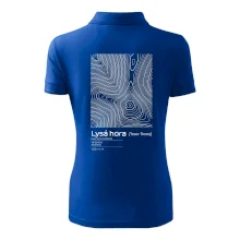 Lysá hora - vrstevnice v obdélníku