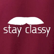Stay Classy - mustache